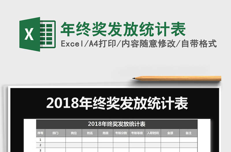 2025年年终奖发放统计表
