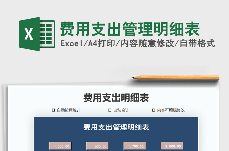 2025年费用支出管理明细表