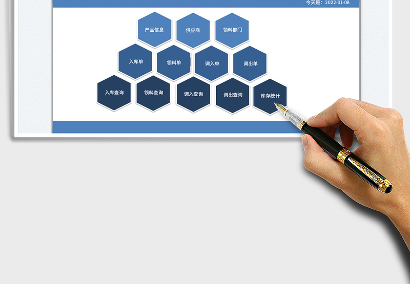 2024低值易耗品进销存管理系统exce表格