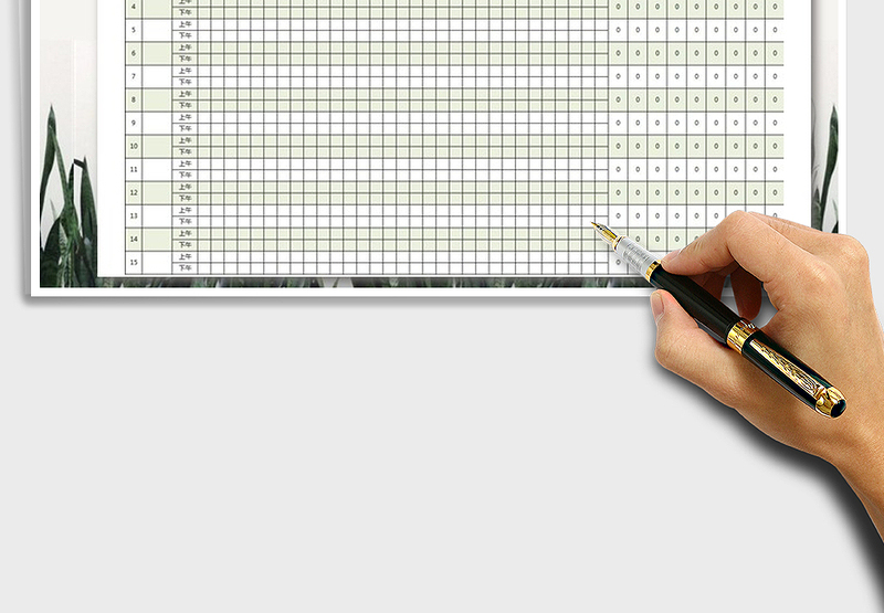 2025年简易通用公司员工考勤表