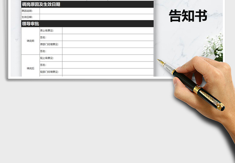 2025年员工调岗告知书