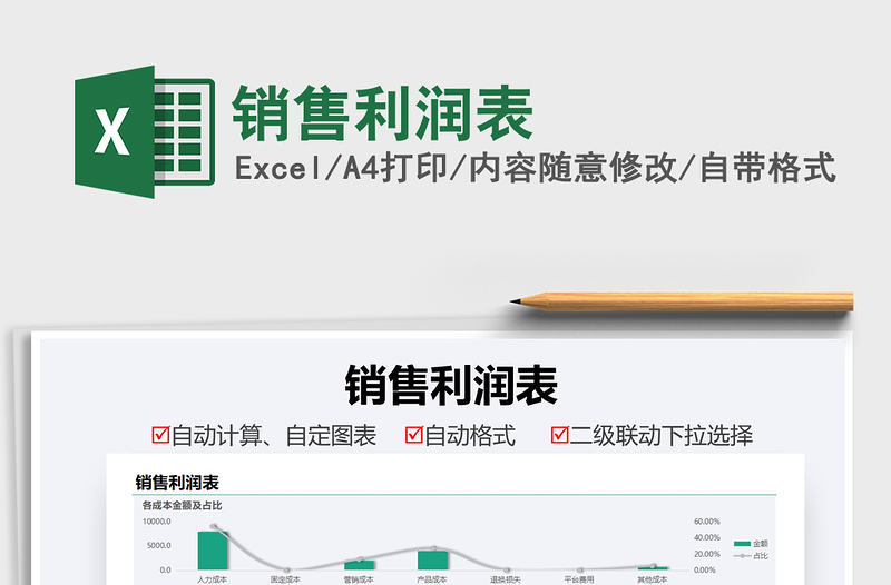 2025销售利润表免费下载