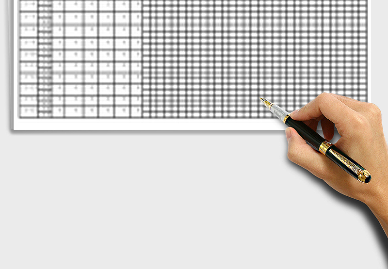 2025年考勤表-通用版