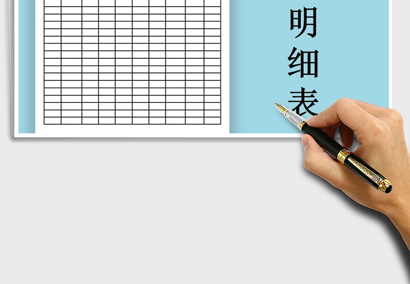 2025年财务出纳-收支明细表免费下载