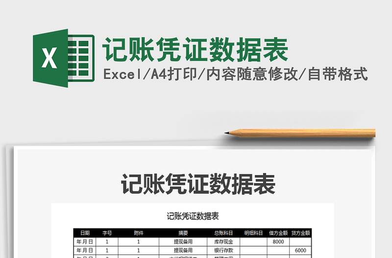 2025年记账凭证数据表