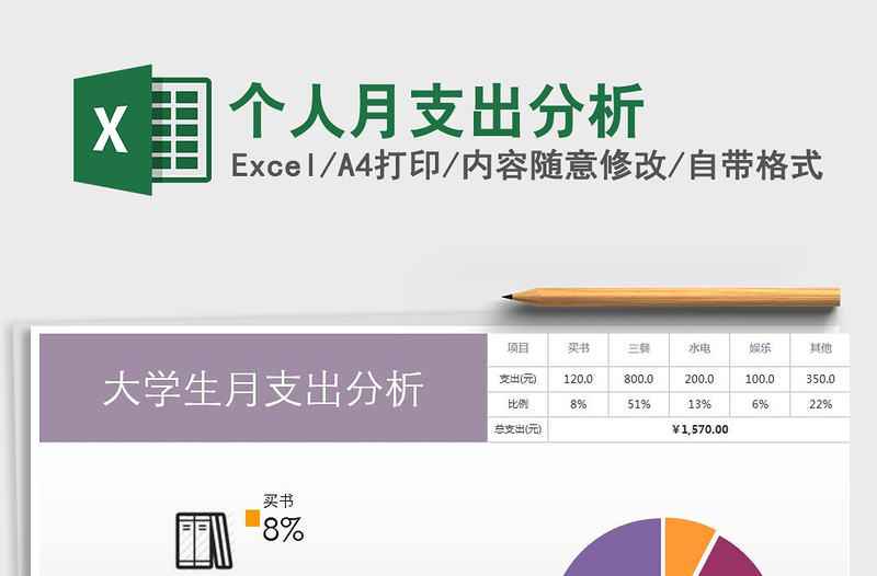2024年个人月支出分析