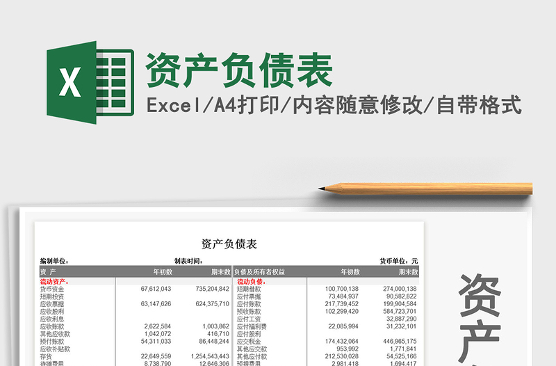 2025年资产负债表