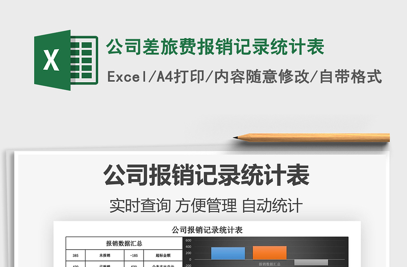 2025公司差旅费报销记录统计表免费下载