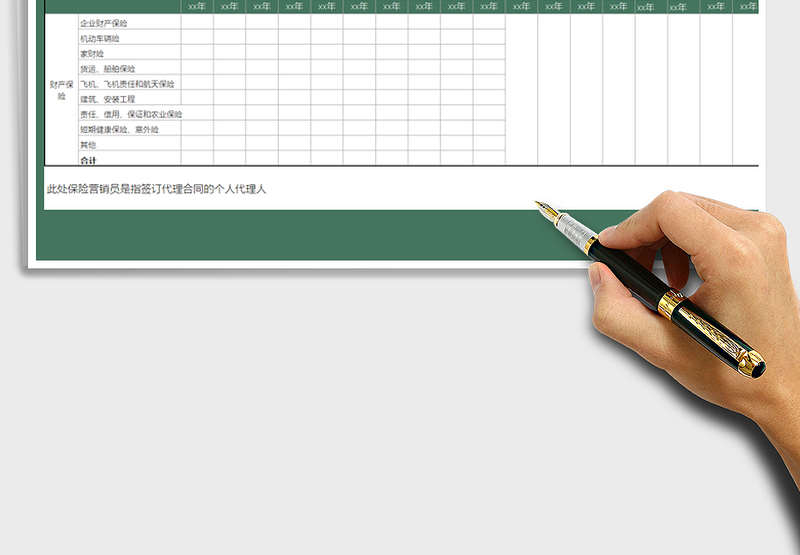 2025年保险行业业务数据表