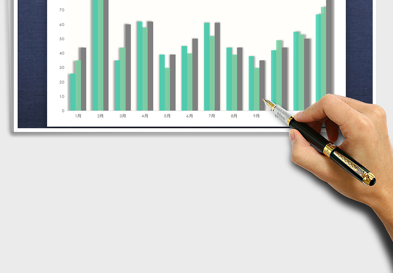 2025柱形图可视化分析excel图表免费下载