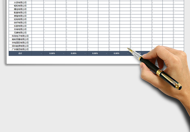 2025年应收账款账龄分析表