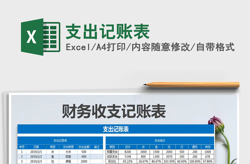 2025年支出记账表