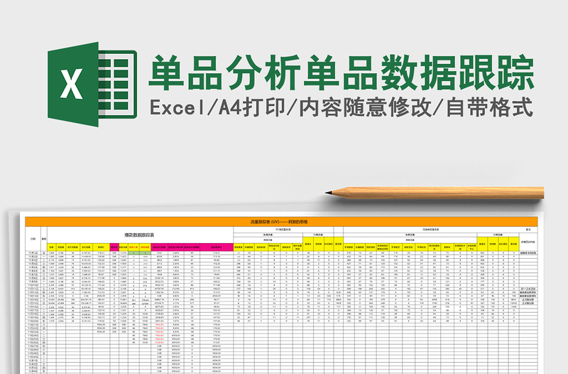 单品分析单品数据跟踪
