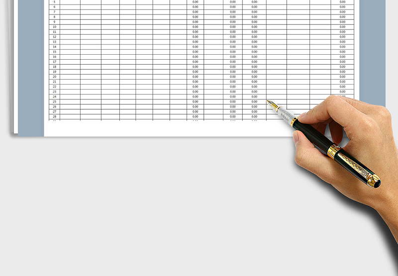 2025年精美收支日报表（含公式）