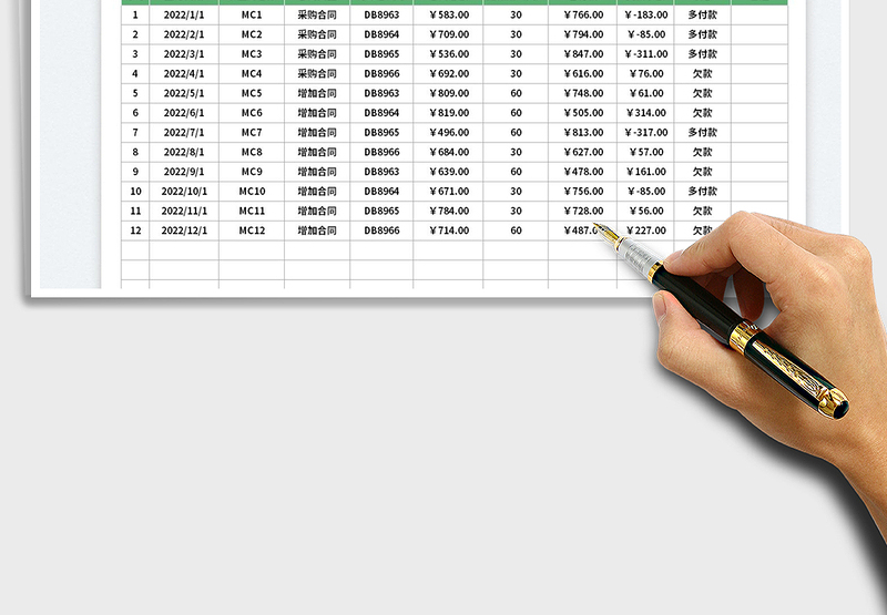 2025应付账款管理表