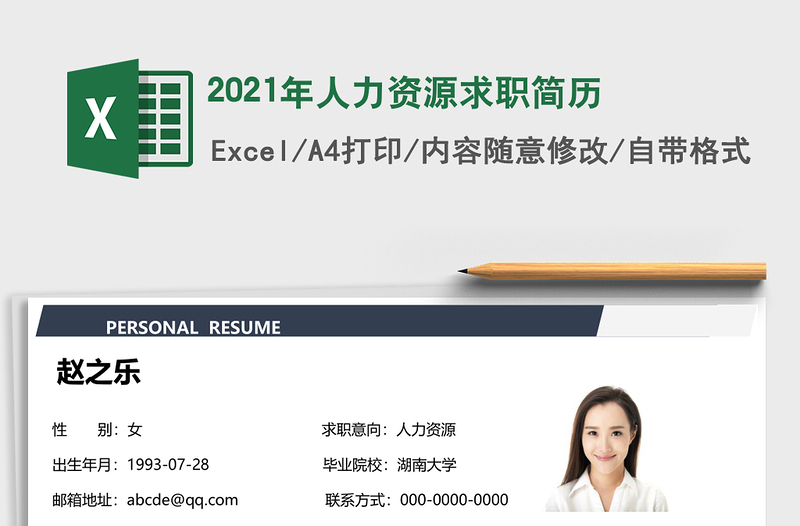 2025年人力资源求职简历