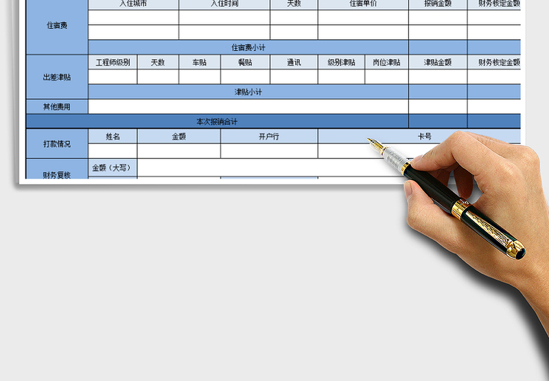 2025年差旅费用报销单