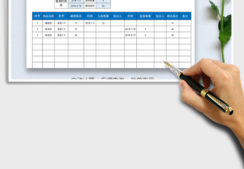2025年单一商品进销存管理（可查询）