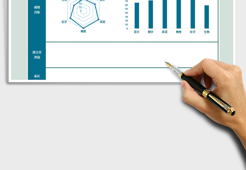2025年自动排名可视化学生成绩单