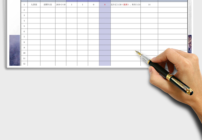 2025HR专业实用招聘需求进度分析表格免费下载