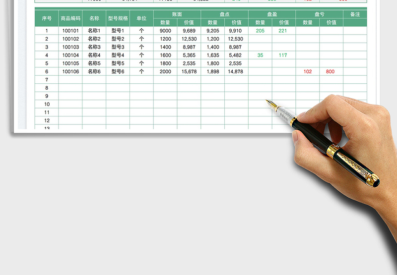 2025库存盘点表免费下载