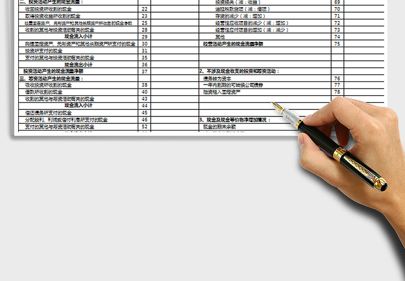 2025年现金流量表