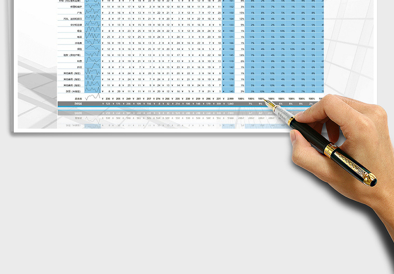 2025年收支表(损益表)免费下载