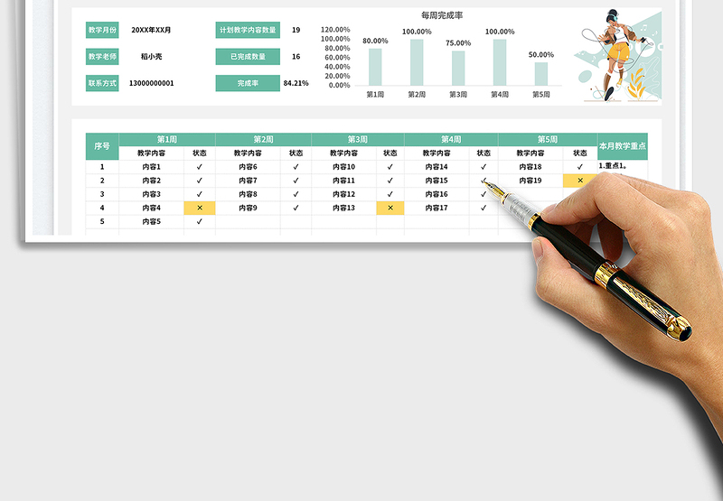 2025月度舞蹈教学计划表免费下载
