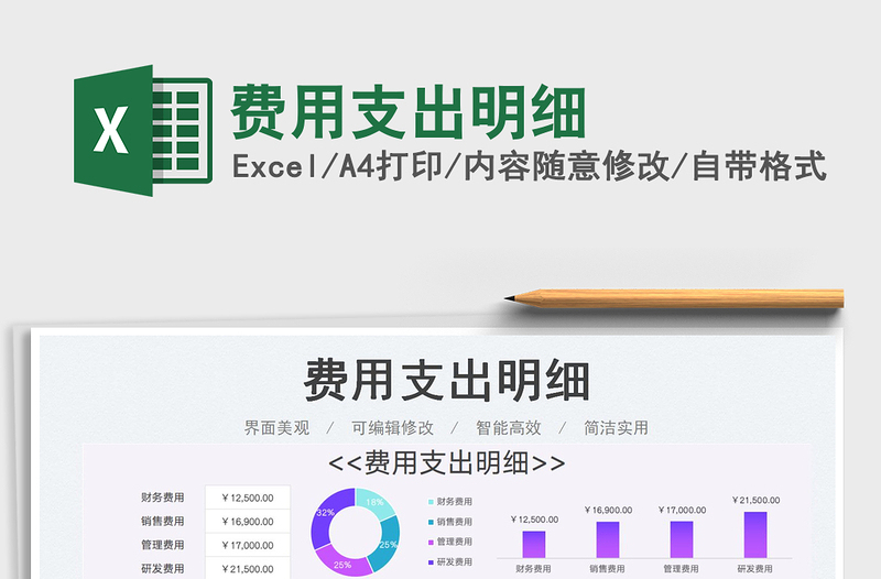 2025费用支出明细免费下载