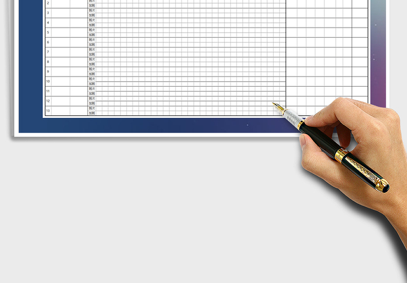 2025年标准考勤表