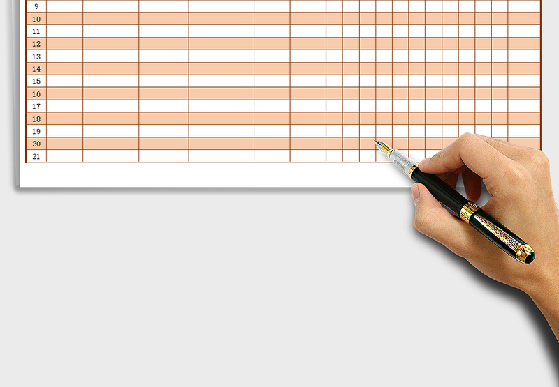 2025年财务记账表