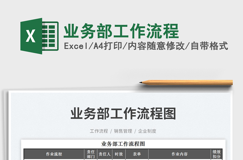 2025业务部工作流程免费下载