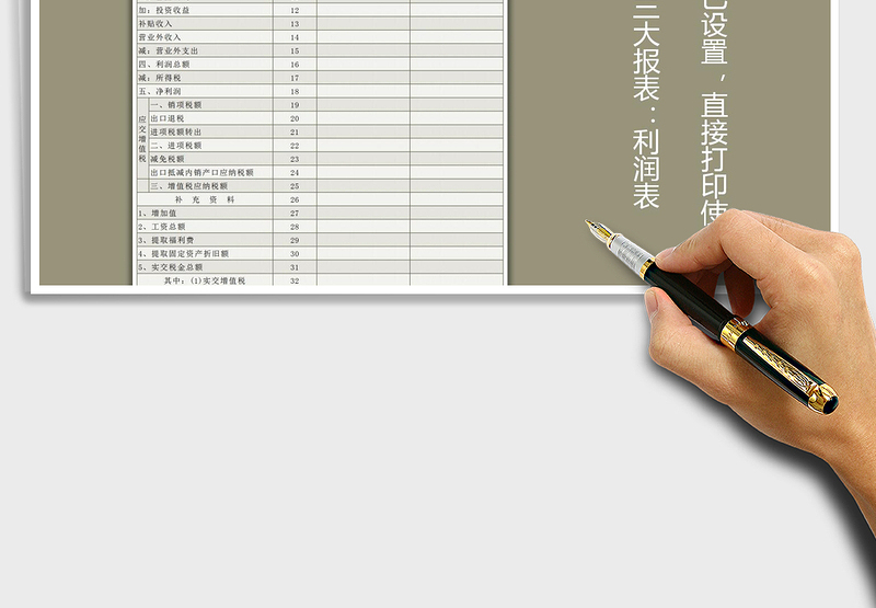 2025年财务报表-利润表