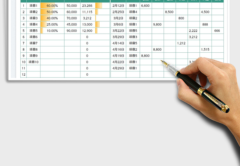 2025项目投入进度计划表免费下载