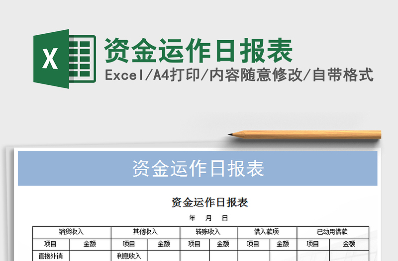 2025年资金运作日报表