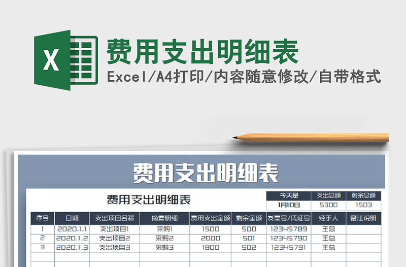 2025年费用支出明细表