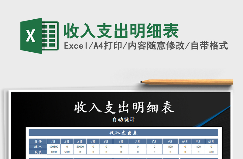 2025年收入支出明细表