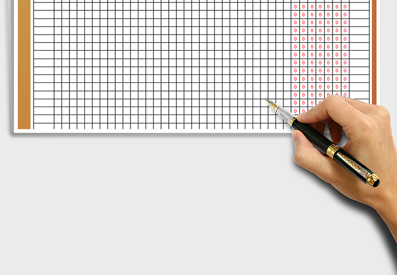 2025年考勤表（公式自动计算）