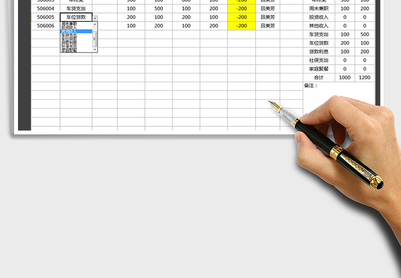 2025年财务收支汇总表
