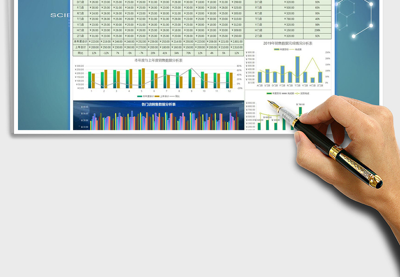 2025年年度销售数据分析统计表