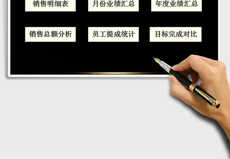 2025年销售系统-业绩管理表