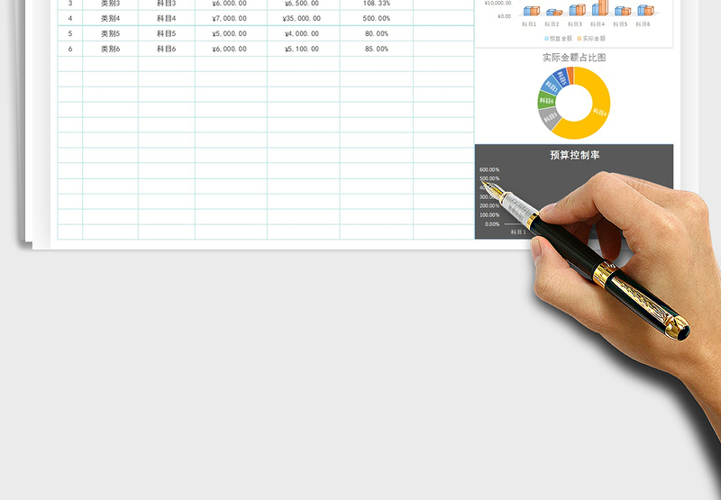 2025年费用预算表（自动统计）