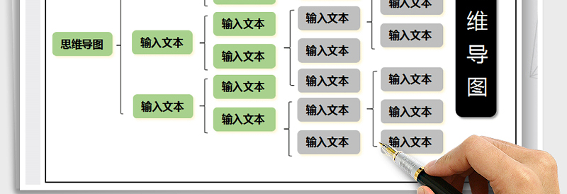 2025年思维导图-组织结构图免费下载