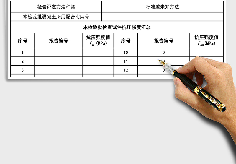 2025年混凝土强度检验评定报告