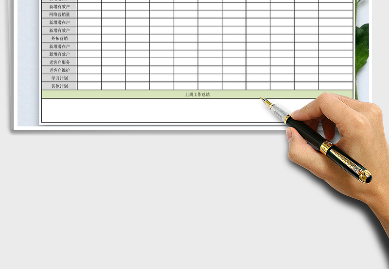 2025年周工作计划表（表格）