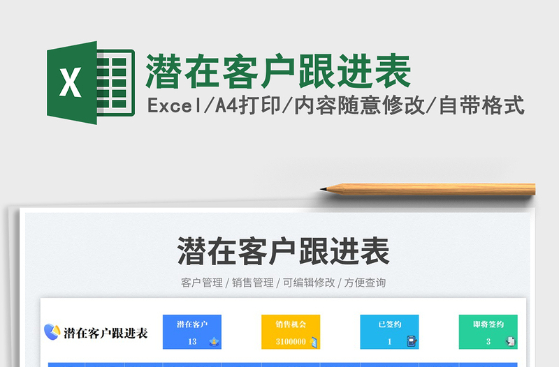 2025潜在客户跟进表