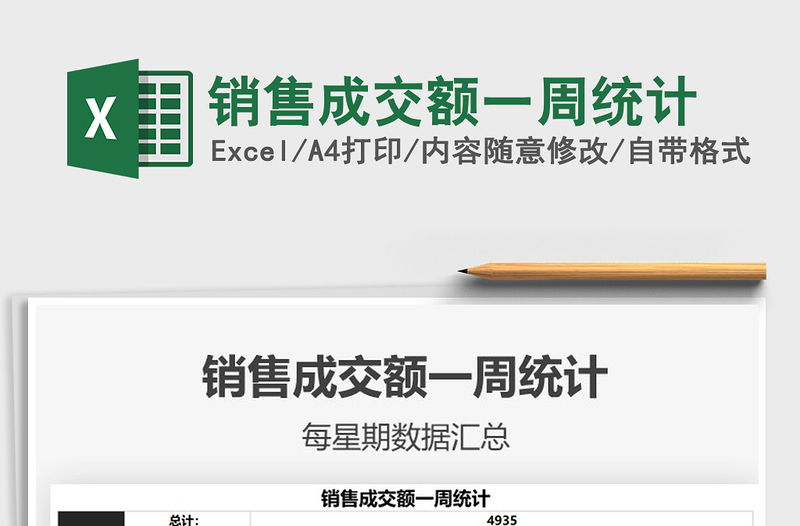 2025年销售成交额一周统计