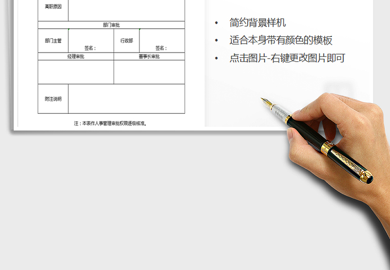 2025年离职申请表