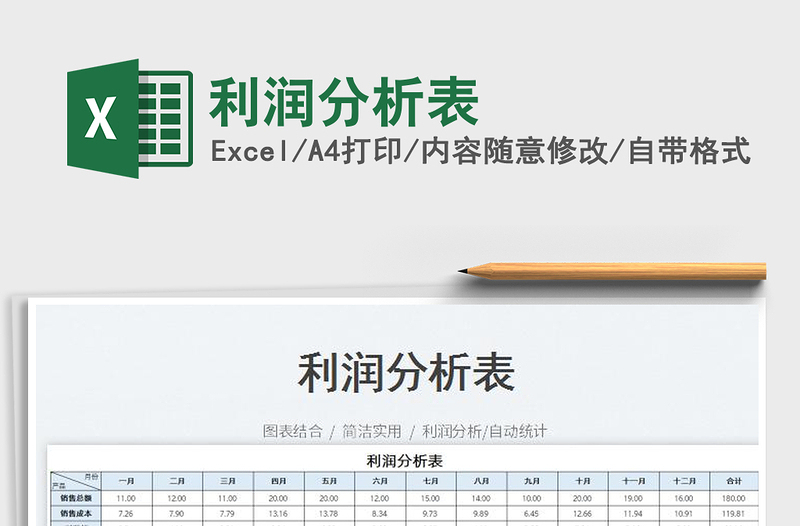 2025利润分析表免费下载