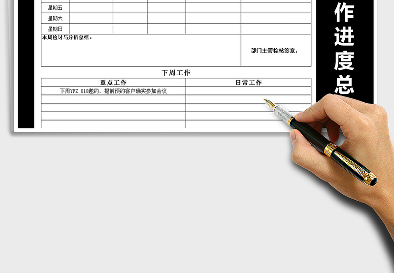 2025年每周工作进度总结